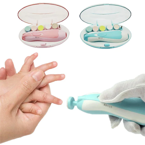 6-in-1 Premium Baby Electric Nail Trimmer Kit – Safe & Painless Nail Clipper